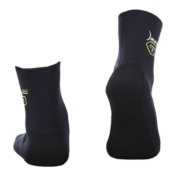 Anatomische Schnorchelsocken Nylon Eco 3mm Schwarz Größe L Marlin 213462