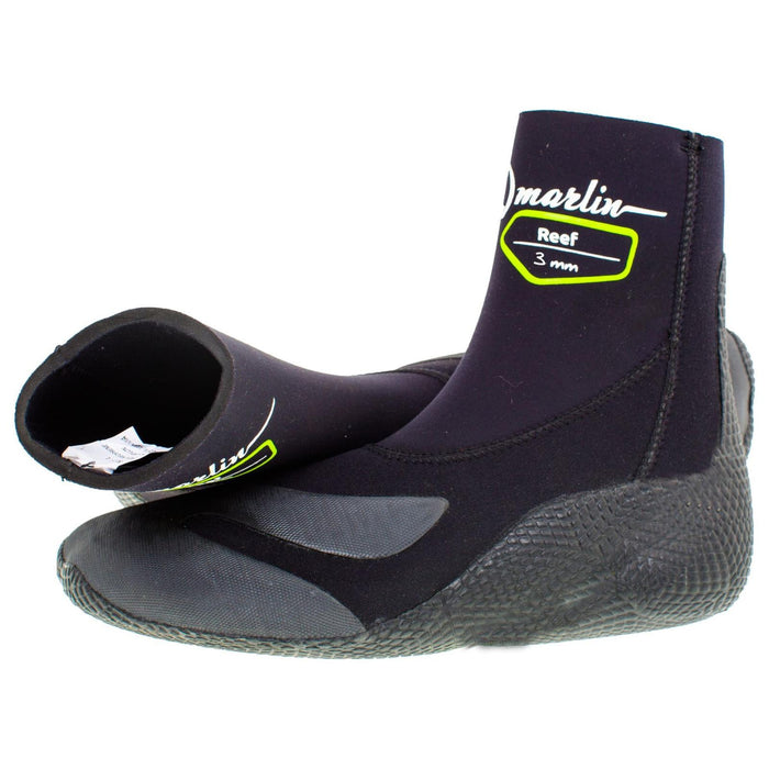 Tauchschuhe Reef 2.0 3mm Schwarz Größe XXL Marlin 216482