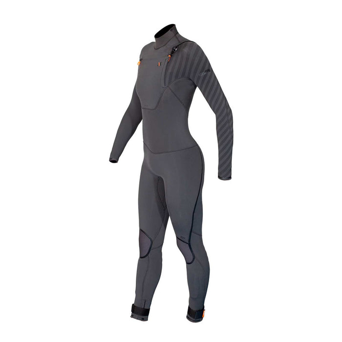 Vollanzug Amazone Frau Brust Zip 5-3 Grau Größe 8-M RRD 27AMCZ53_8