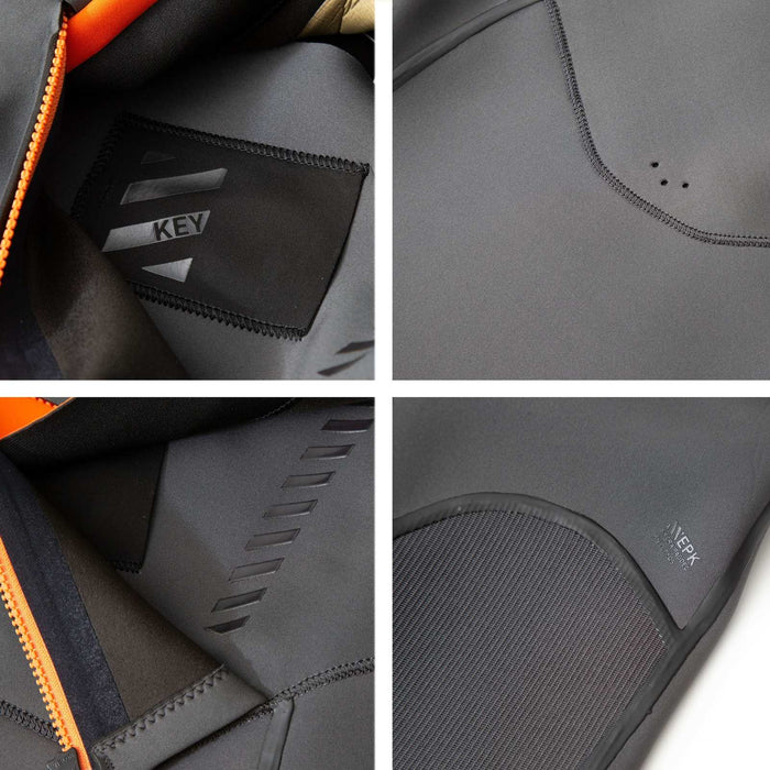 Full Wetsuit Celsius Man Chest Zip 5-3 Black Size XL RRD 27CSCZ53_XL