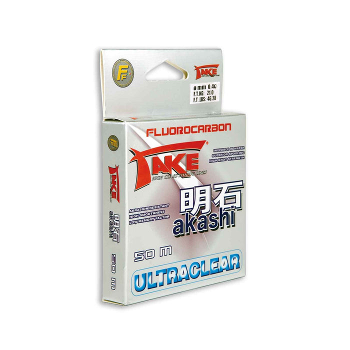 Línea de Pesca Take Akashi Fluorocarbono 50m 0,400 Pesca Ferrari 3042140
