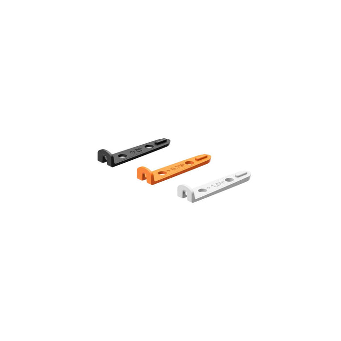 Juego de calzos para los fuselajes Dynamic Plus y Universal Plus Negro-Naranja-Blanco Y30 RRD 30SHSETACC