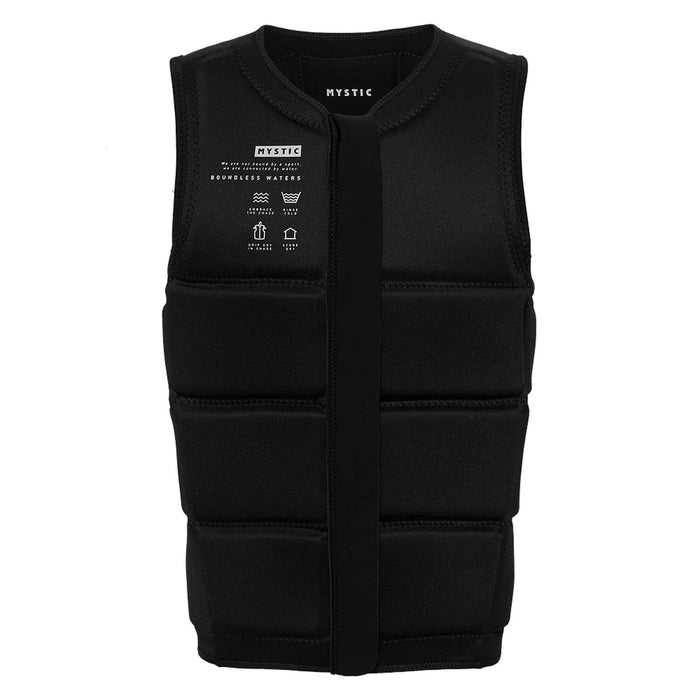 Wake Impact Vest Star Man Front-Zip Schwarz XS Mystic 35005_240245_900_XS