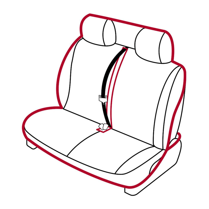 Autositzbezug Doppel Schwarz Einheitsgröße Mystic 35009_240326_900_OS