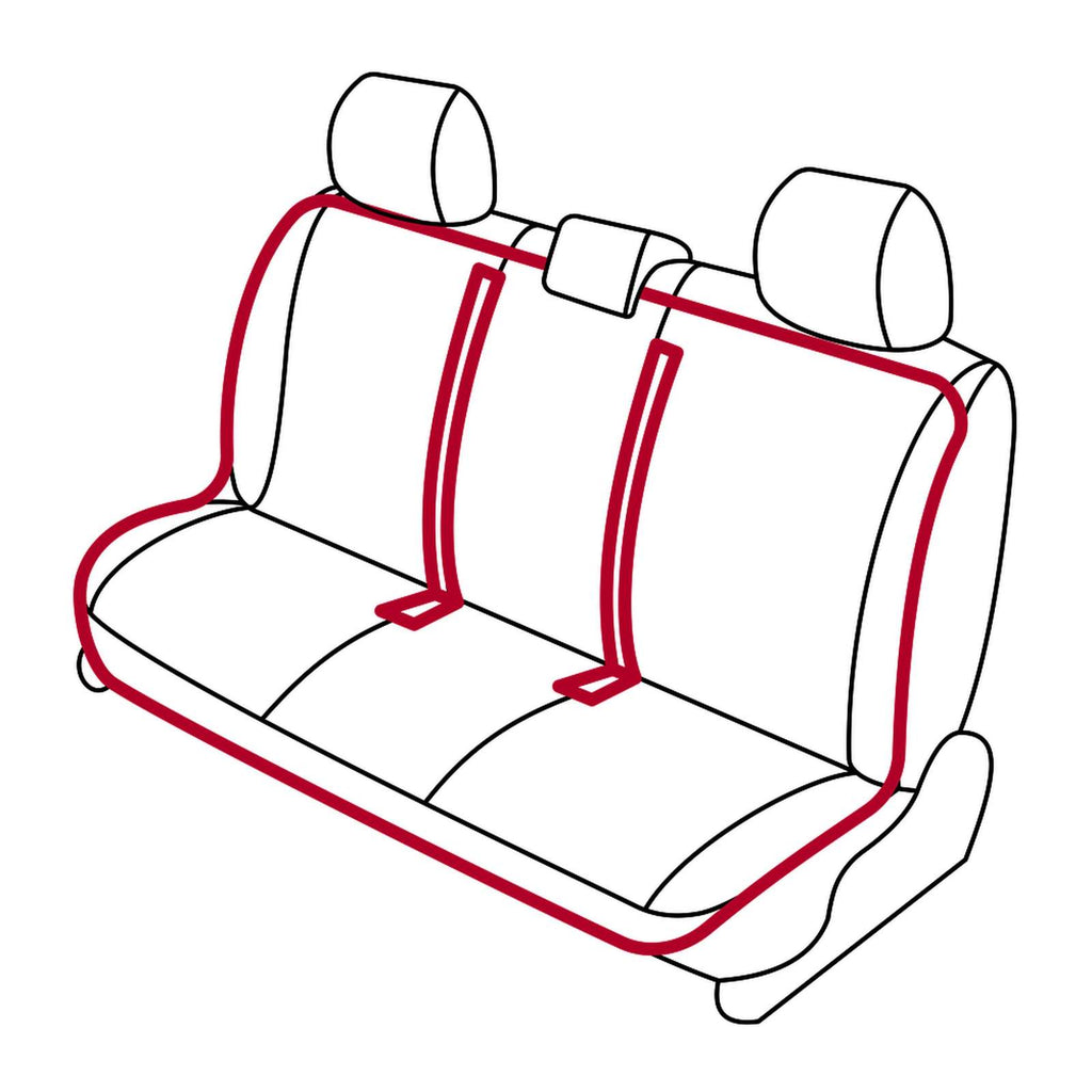 Autositz Rollbezug Dreifach Schwarz Einheitsgröße Mystic 35009_240336_900_OS