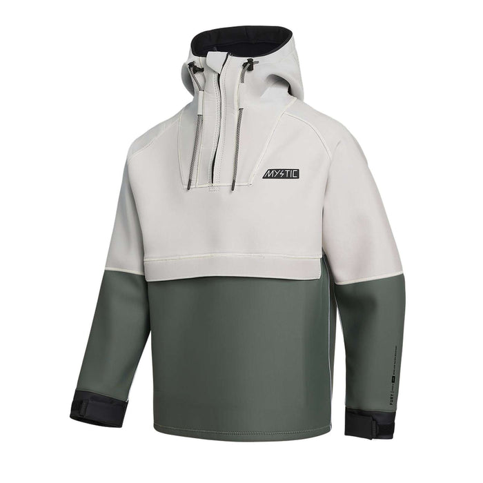 Neopren Hoodie Fury Man 3-2mm Dunkel-Olive L Mystic 35017_230325_643_L