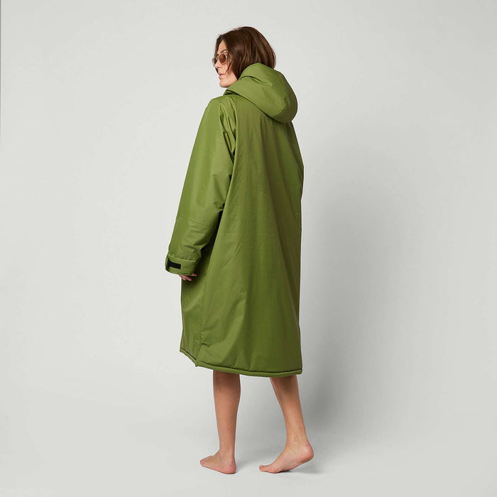 Wasserdichter Teddy gefütterter Poncho Explore Moos L-XL Mystic 35018_240400_671_LXL