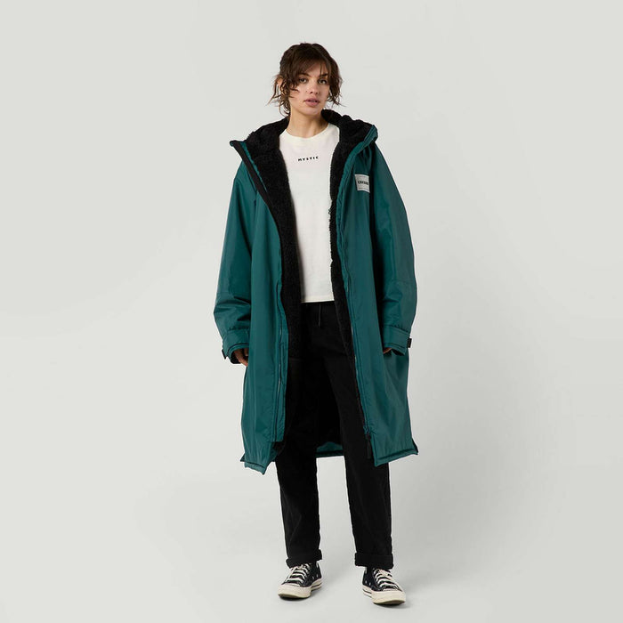 Wasserdichter Teddy gefütterter Poncho Explore Teal L-XL Mystic 35018_240400_695_LXL