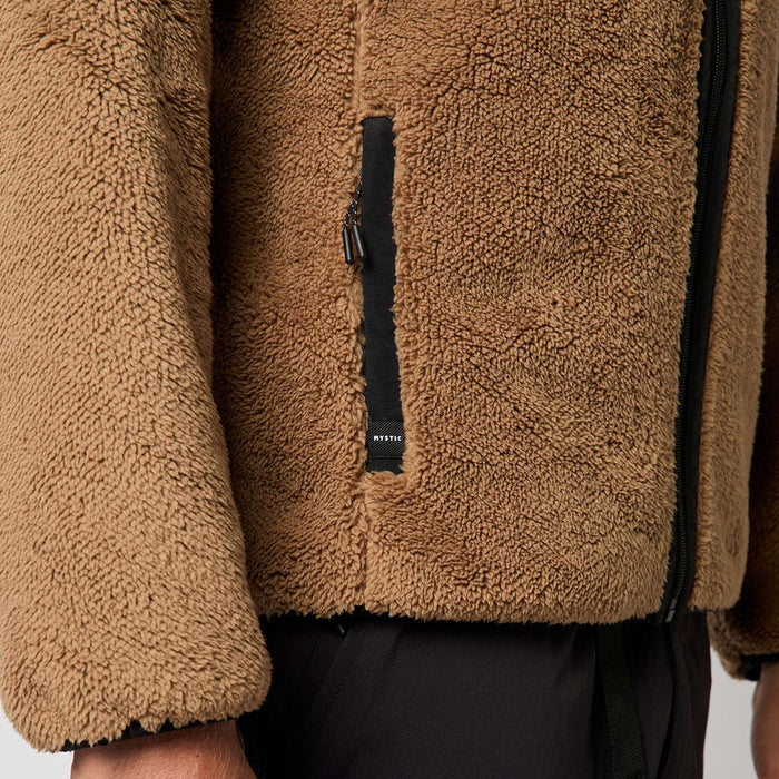 Teddy Zip-Jacke DTS Schiefer-Braun XL Mystic 35104_230080_730_XL