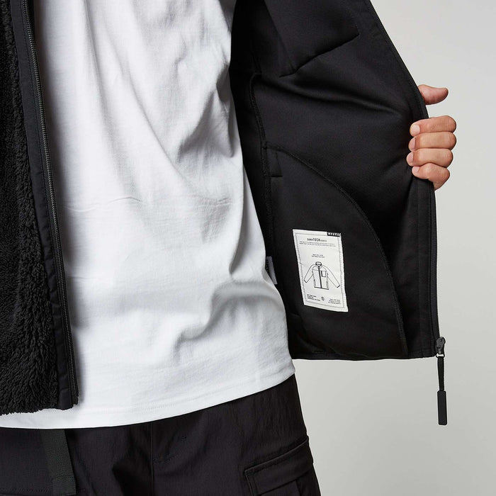 Teddy Zip-Jacke DTS Schwarz L Mystic 35104_230080_900_L