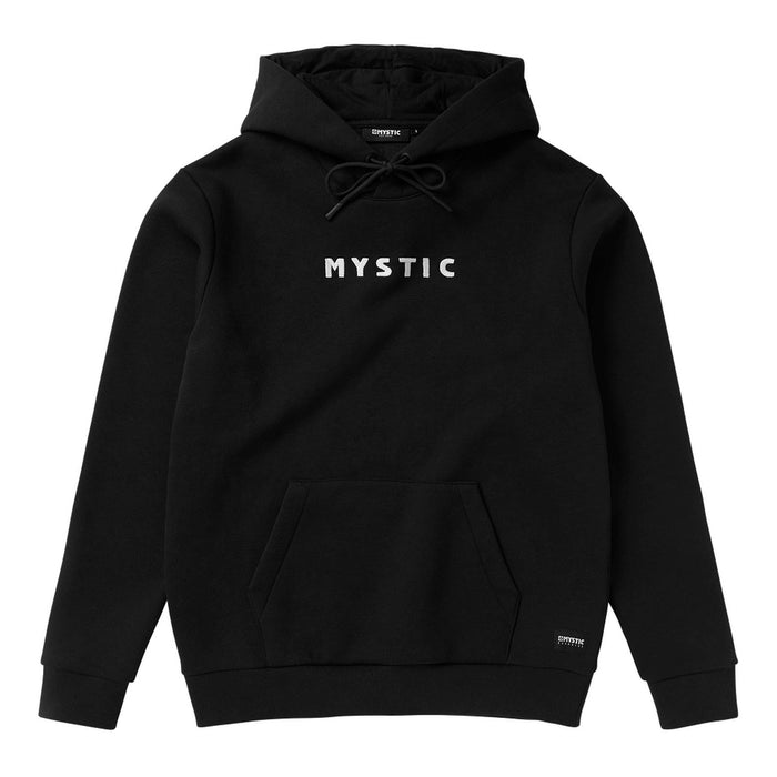 Marke Kapuze Regular Sweat Schwarz L Mystic 35104_250803_900_L