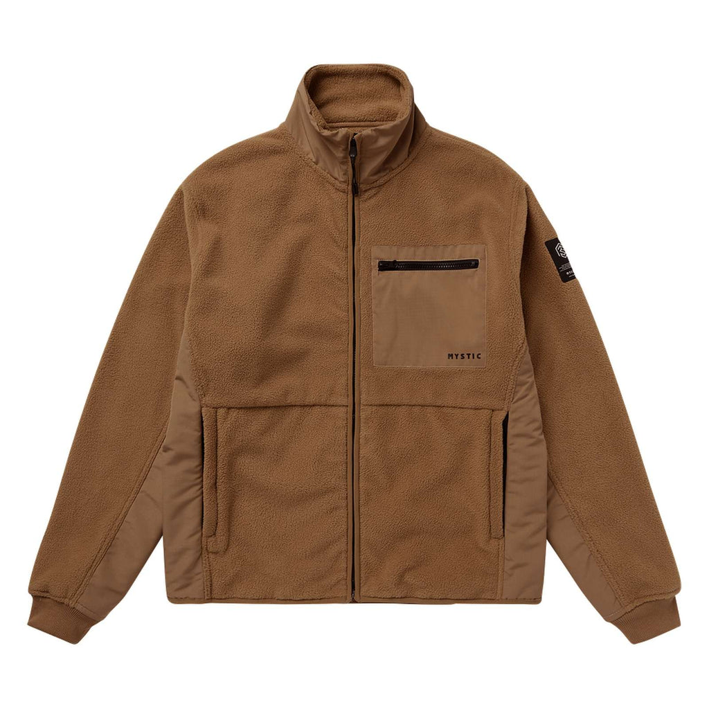 Fleece Zip-Jacke DTS Schiefer-Braun XL Mystic 35104_260100_730_XL