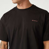 Entspanntes T-Shirt Profil Schwarz L Mystic 35105_240178_900_L
