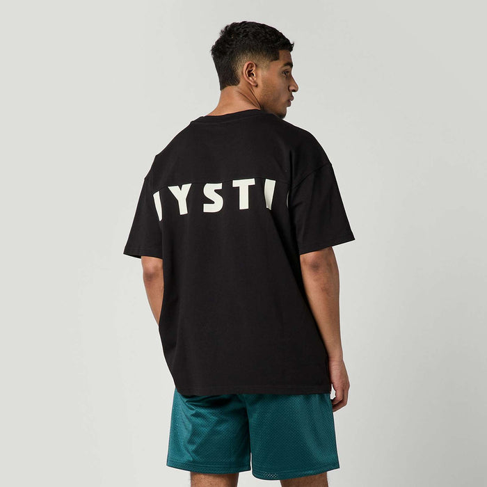 Entspanntes T-Shirt Profil Schwarz L Mystic 35105_240178_900_L