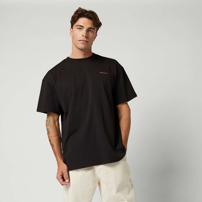 Entspanntes T-Shirt Profil Schwarz XXL Mystic 35105_240178_900_XXL