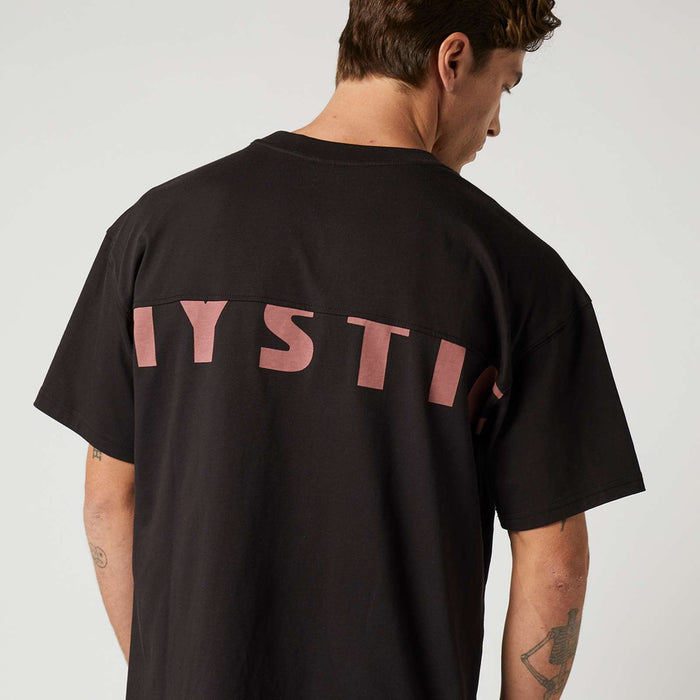 Entspanntes T-Shirt Profil Schwarz XXL Mystic 35105_240178_900_XXL