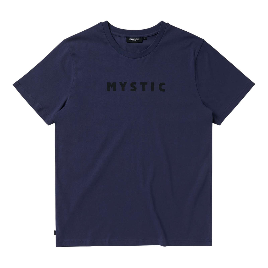 Marke Reguläres T-Shirt Nachtblau S Mystic 35105_250805_449_S