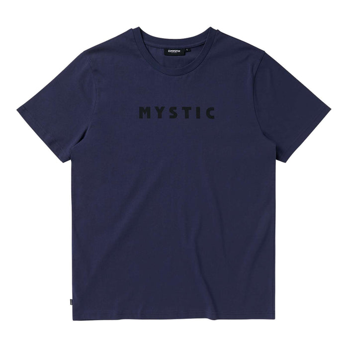 Marke Reguläres T-Shirt Nachtblau S Mystic 35105_250805_449_S