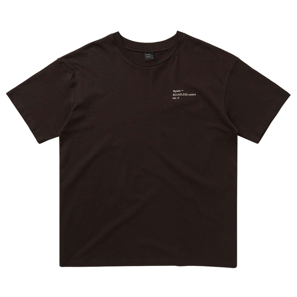 Oversized T-Shirt Herzblüte Dunkelbraun S Mystic 35105_260340_736_S