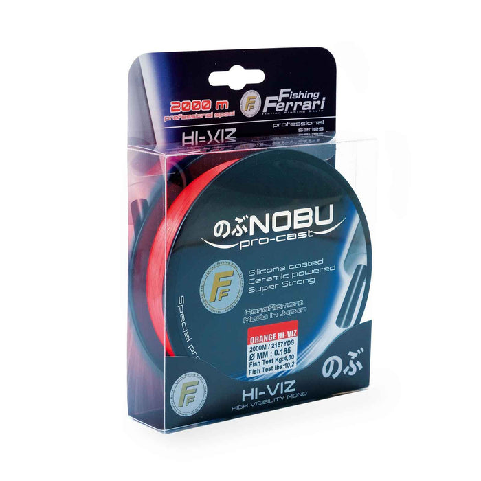 Fishing Line Nobu Pro Cast Hi-Viz 2000m 0,165 Fishing Ferrari 3700116