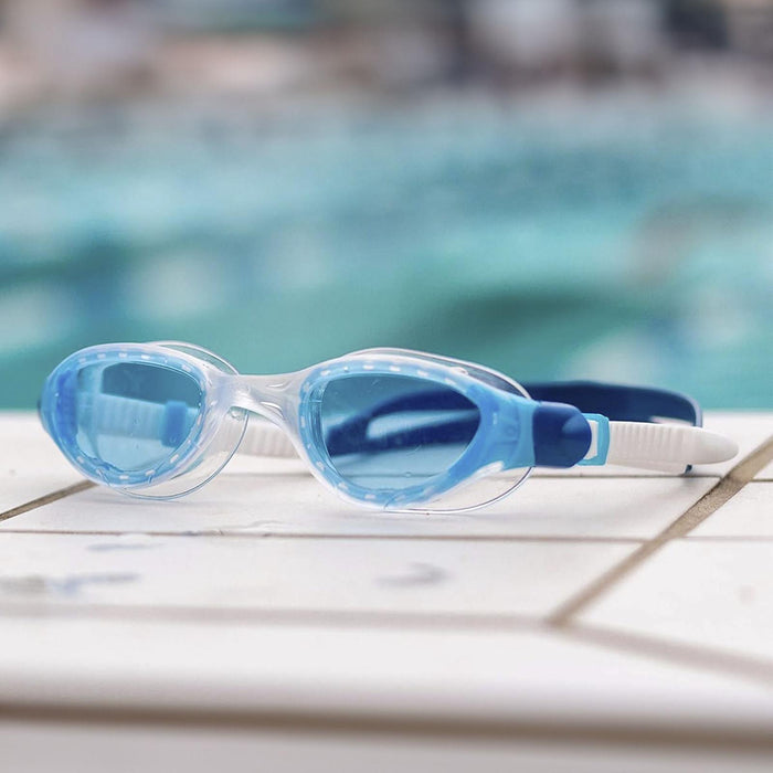 Swimming Goggles Phantom 2.0 Clear-Navy Tinted-Blue Lenses Zoggs 461031CLNVTBL