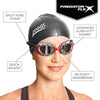Schwimmbrille Predator Blau-Weiß Tönte-Rauch Linsen Standard Zoggs 461037BLWHTSMR