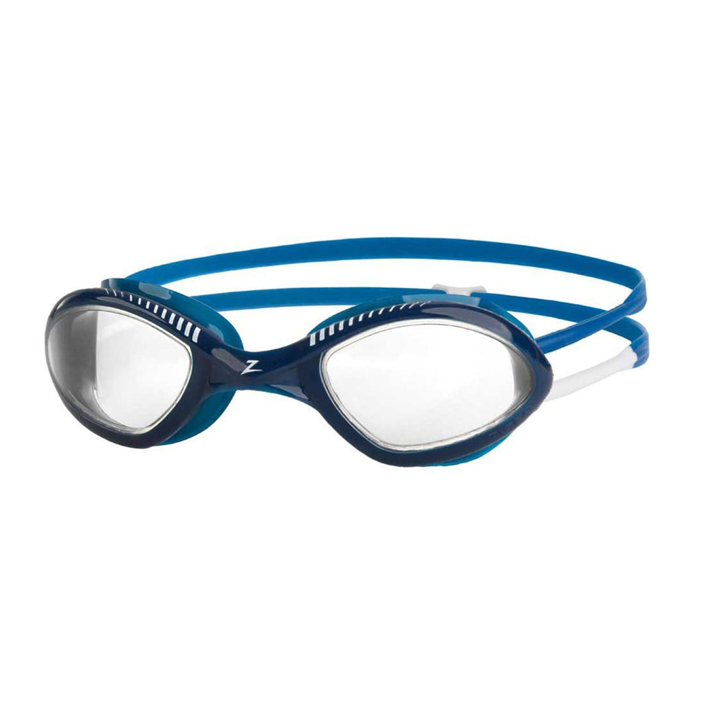 Schwimmbrille Tiger Blau-Weiß Klein Zoggs 461095BLWHCLRS