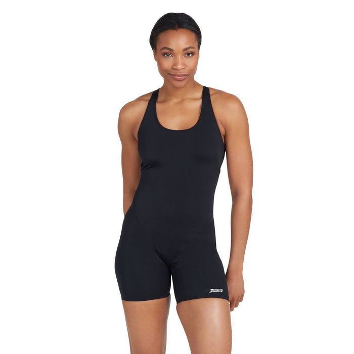 Einteiliger Cottesloe Legsuit Frauen Schwarz Größe 40-XL Zoggs 462561BK40