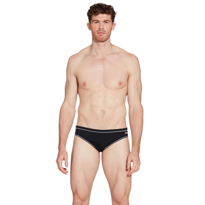 Schwimm Slip Melbourne 6,5 Männer Schwarz-Weiß Größe 38-XXL Zoggs 462934BKWH38