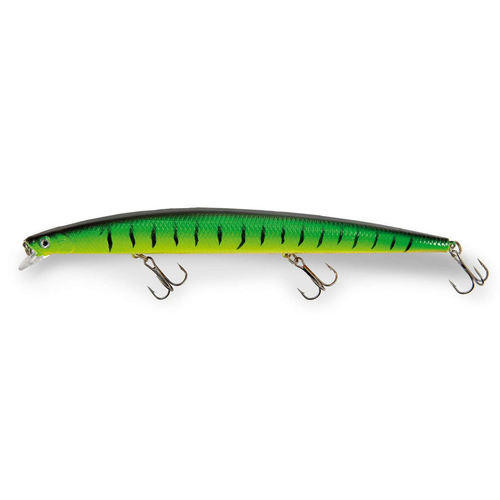 Langer Jerk Schwimmend Grün Gelb Tiger 22g 18cm Lineaeffe 5381403