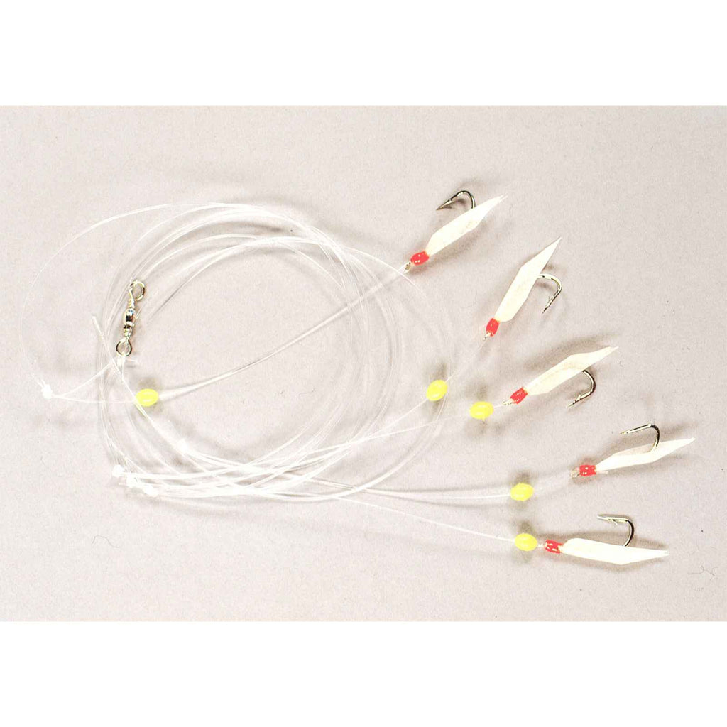 Bait Chaiser 6 Haken mit leuchtenden Perlen Größe 7 Hikaru 5640070