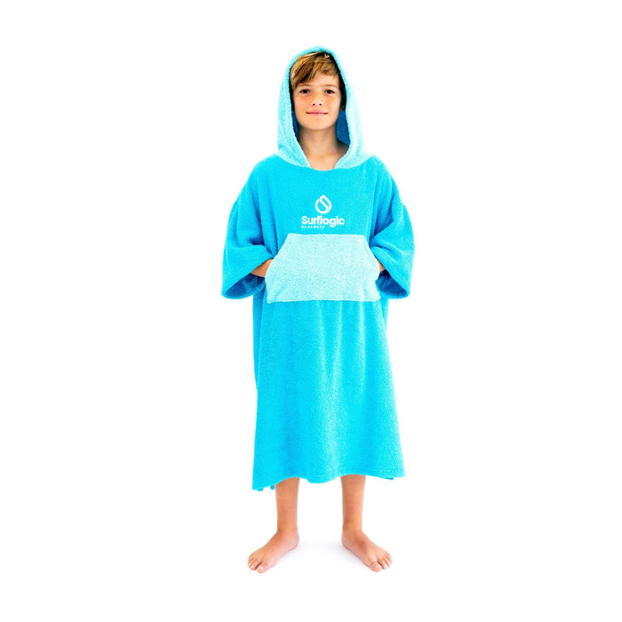 Poncho Junior Ciano-Turquoise Surflogic 59806