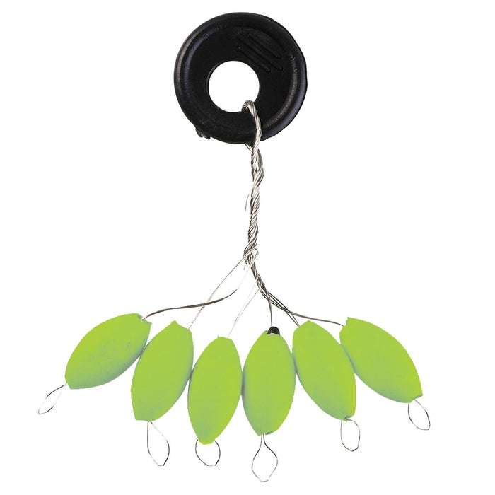 Doppelte schwimmende fluoreszierende Stopper 12x6mm Expert Predator 60470