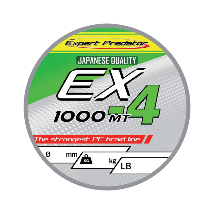 Geflochtene Schnur Ex-4 1000m 0,28mm Expert Predator 60700