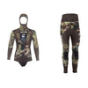 Schnorchelanzug Grouper Evo Nylon Herren 3mm Camo-Grün L Abysstar 63242