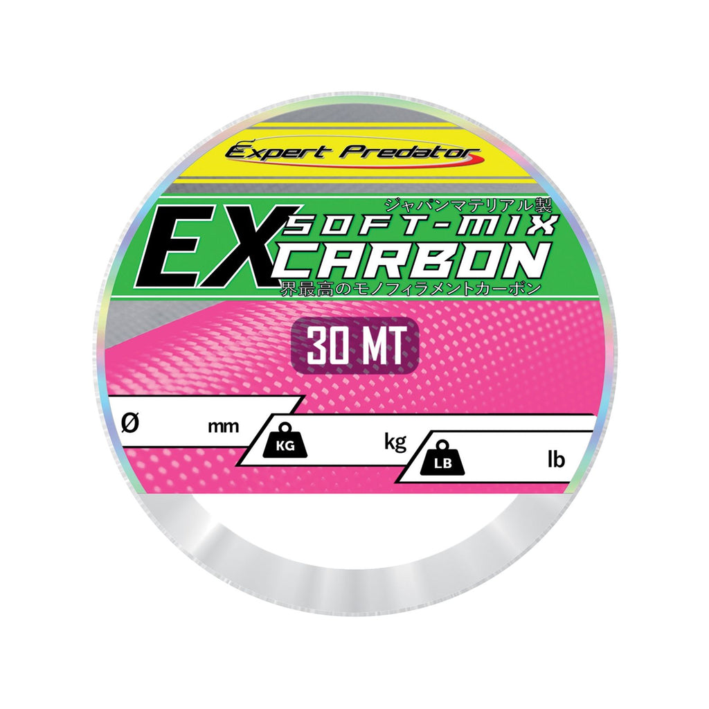 Nylonbeschichtete Schnur Ex Soft-Mix Carbon 30m 49kg 0,86mm Expert Predator 68819