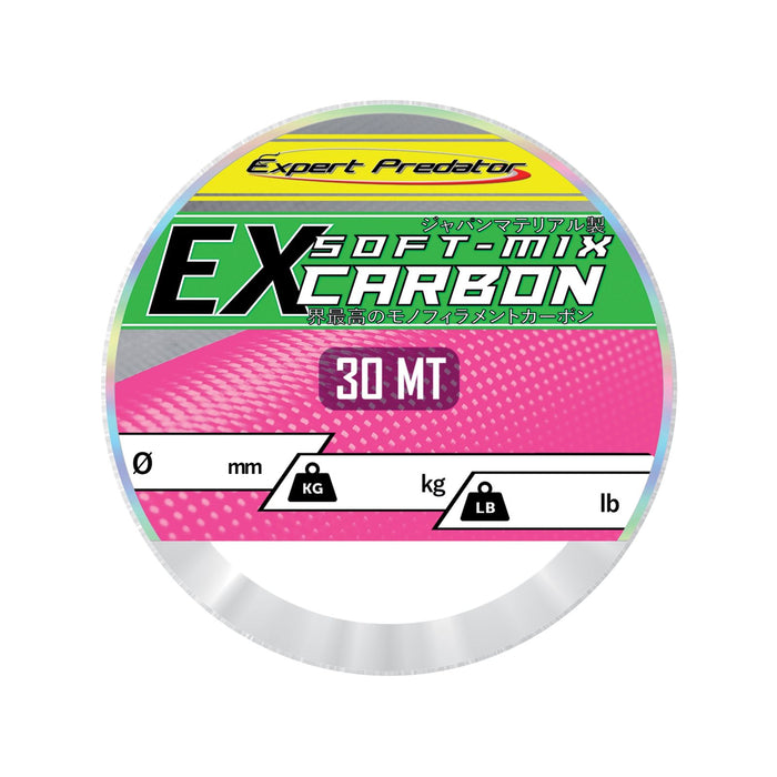 Nylonbeschichtete Schnur Ex Soft-Mix Carbon 30m 49kg 0,86mm Expert Predator 68819