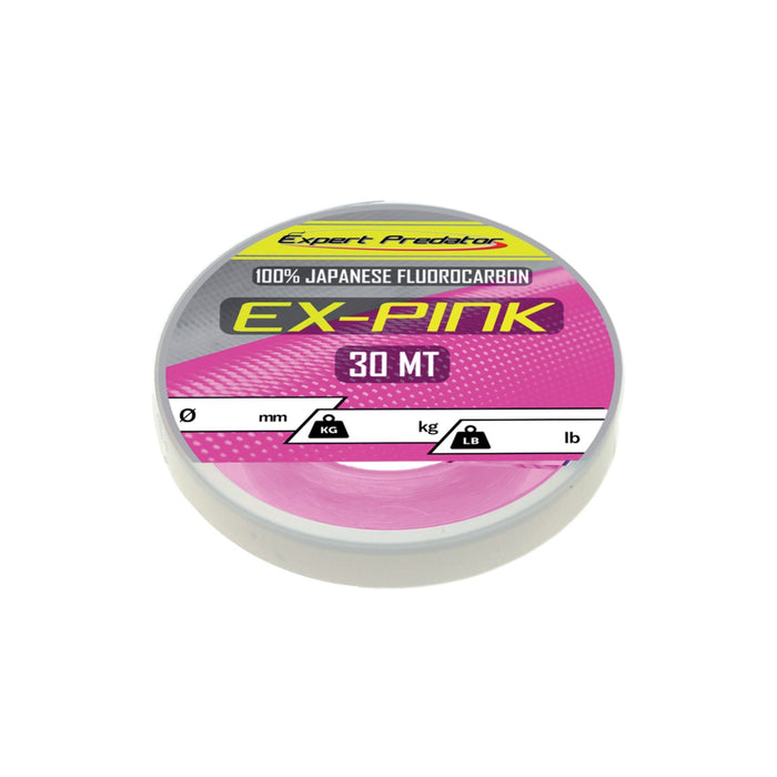 Fluorocarbon-Linie Ex-Pink 30m 35,9kg 0,74mm Expert Predator 69055