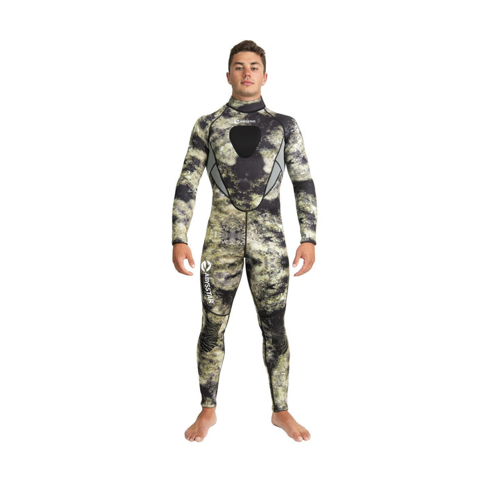 Schnorchelanzug Sidney Herren 2,5mm Camo-Grün-Beige XXL Abysstar 69744