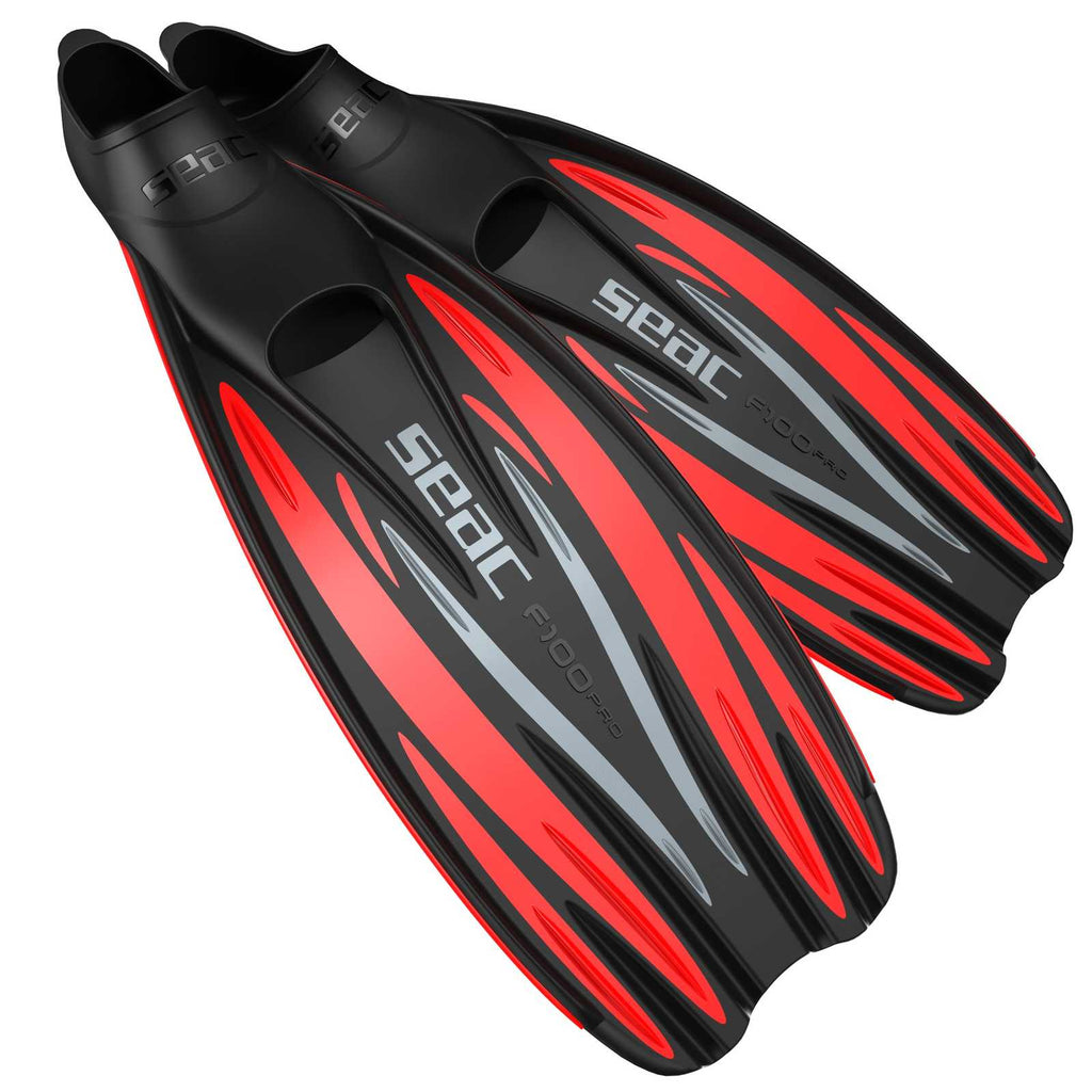 Tauchflossen F100 Pro Rot Größe 46-47 Seac 71-1R-46-47