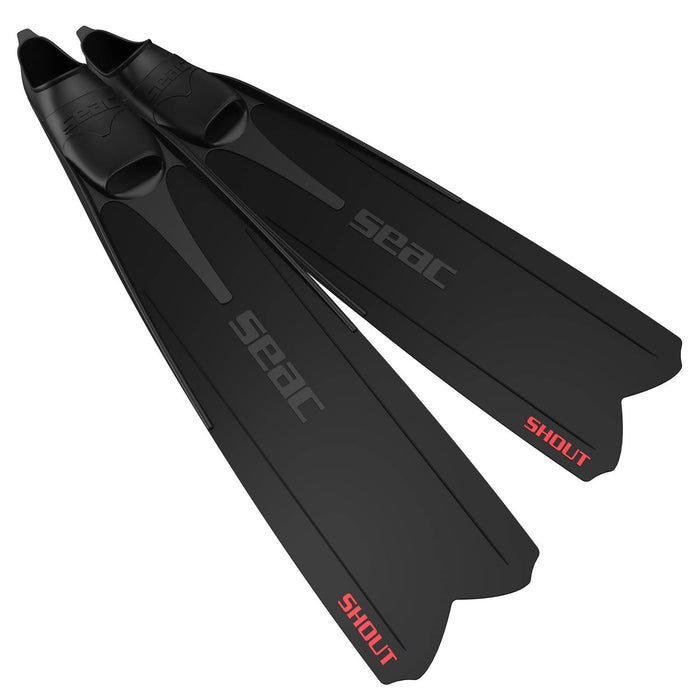 Freitauch- und Speerfischen Flossen Shout S700 Schwarz 41-42 Seac 71-44N-41-42