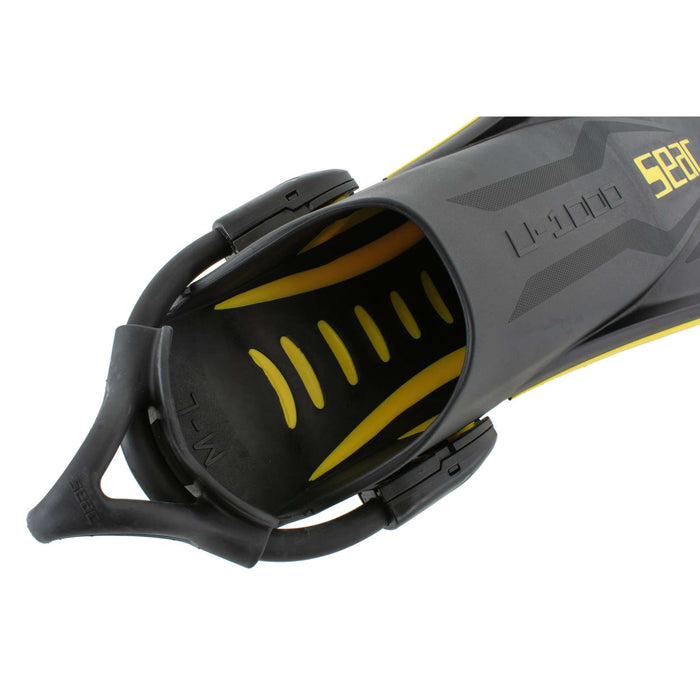 Taucherflossen U-1000 Gelb M-L ~ 40-42 Seac 71-55Y-M-L