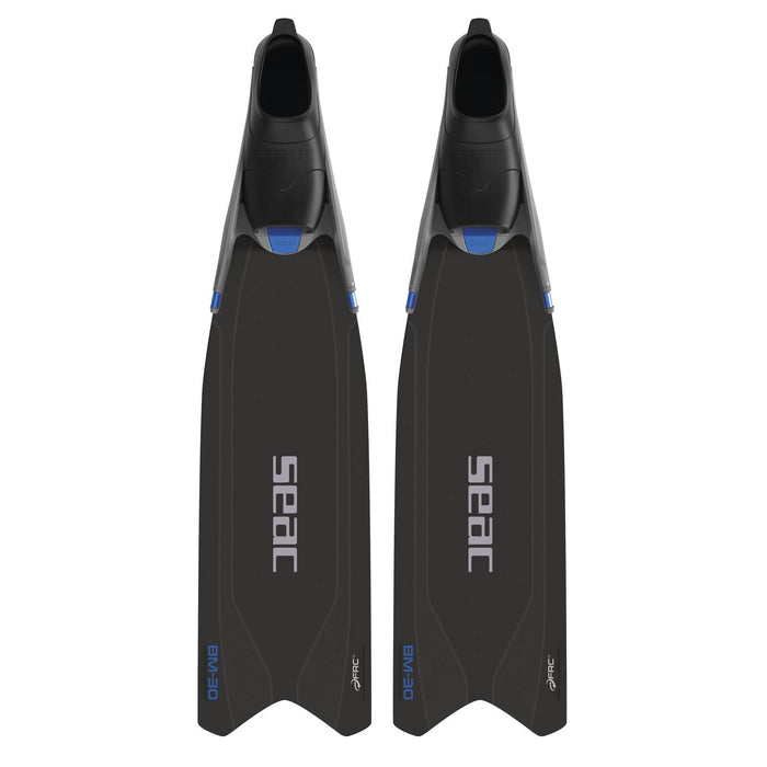 Freitauchen und Spearfishing Flossen Bm30 Schwarz-Blau 36-38 Seac 71-56N-36-38