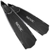 Freitauchen und Spearfishing Flossen W-22 Schwarz 47-48 Seac 71-59N-47-48
