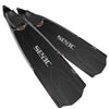 Freitauchen und Spearfishing Flossen W-22 Schwarz-Rot 35-36 Seac 71-59NR-35-36