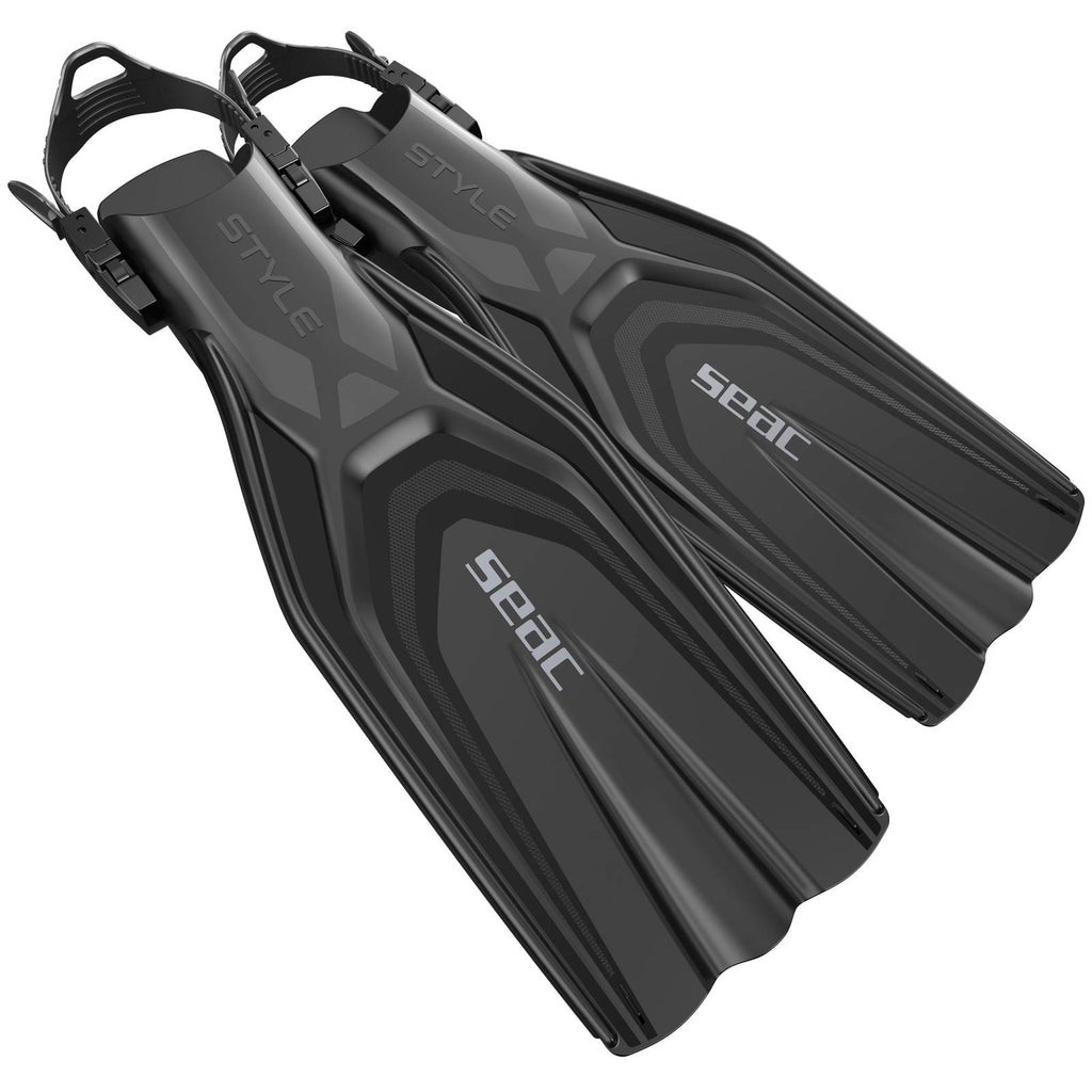 Diving Fins Style Black M-L ~ 42-43 Seac 71-61N-M-L