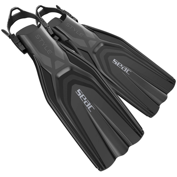 Diving Fins Style Black M-L ~ 42-43 Seac 71-61N-M-L