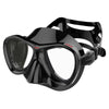 Freitauchen und Speerfischen Maske Cove Schwarz-Rot Seac 75-58N-SBL