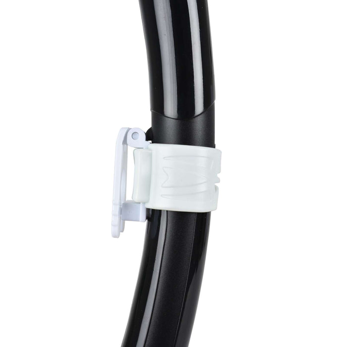 Tauchen Schnorcheln Schnorchel Fast Tech Dry Schwarz-Weiß Seac 84-32NW-SBL