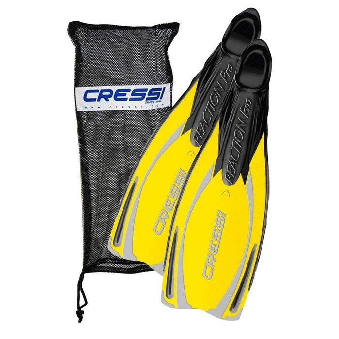 Diving Fins Reaction Pro Yellow-Grey EU 36-37-UK 3-4 Cressi BG191036